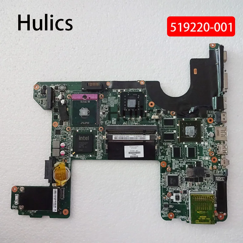 Hulics Usato 519220-001 NOTEBOOK PC HX16 PER HP HDX16 519220 Scheda Madre DDR2 PM45 N10P-GE1 DAUT6GMB8A0