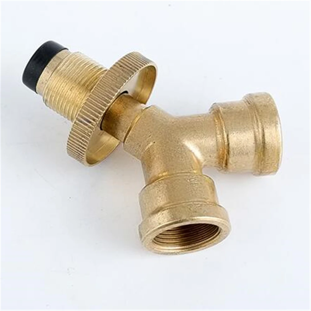 Cylinder One Outlet Two Interface Conversion Full Copper Joint Three-way Valve Low Pressure High Pressure Relief Valve