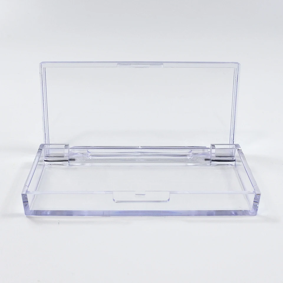 5/10/30/50 Pcs Clear Acrylic Lash Packaging Wholesale Lashes Box Case With Tray Custom Logo