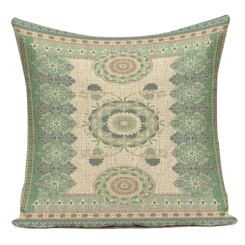 Morocco Cushion Covers Vintage Retro Home Decoration Pillows Case Sofa Car Pillow Cases Mandala Linen Living Room Cushions Cover