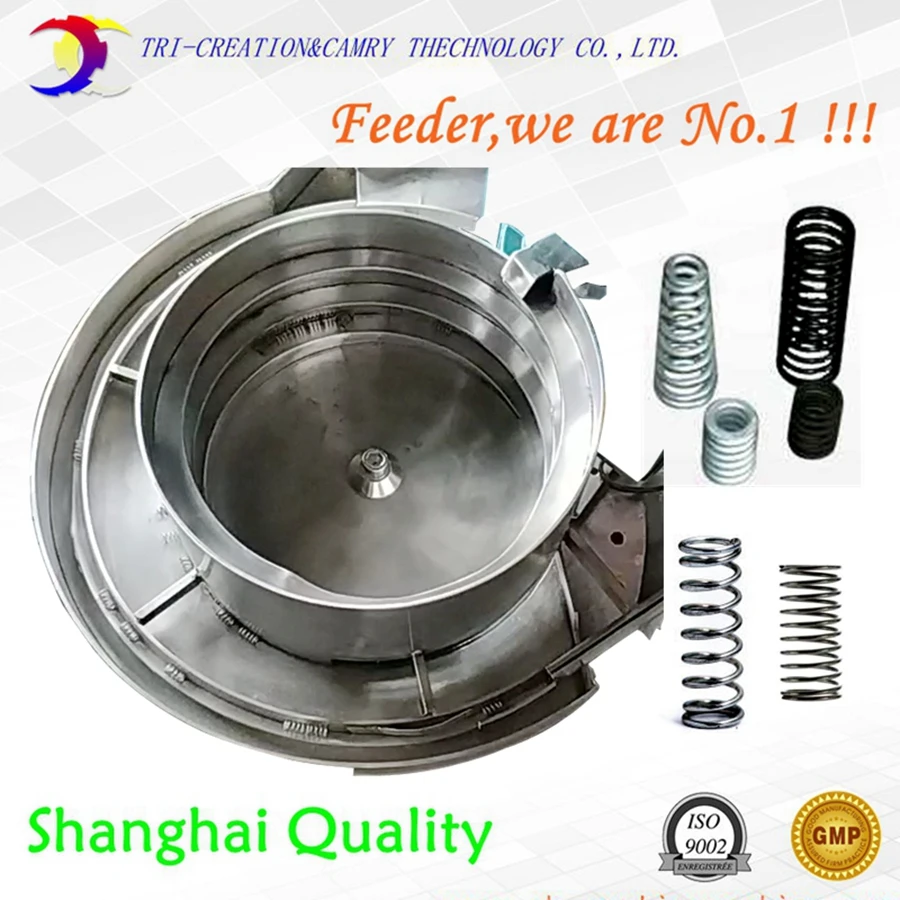 

vibratory bowl feeder for spring,SUS304 bowl feeder machine,diameter 400mm, customizable