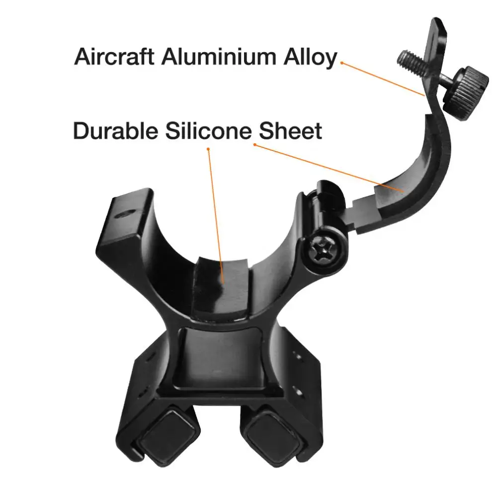 MX02 staffa di montaggio magnetica per torcia con doppi magneti per torcia da 27-30mm Dim Range Assembly torcia a LED e Tourch