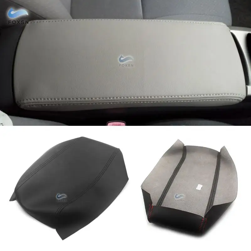 

For Toyota Prius 2004 2005 2006 2007 2008 Microfiber Leather Car Styling Center Armrest Console Lid Box Cover Trim