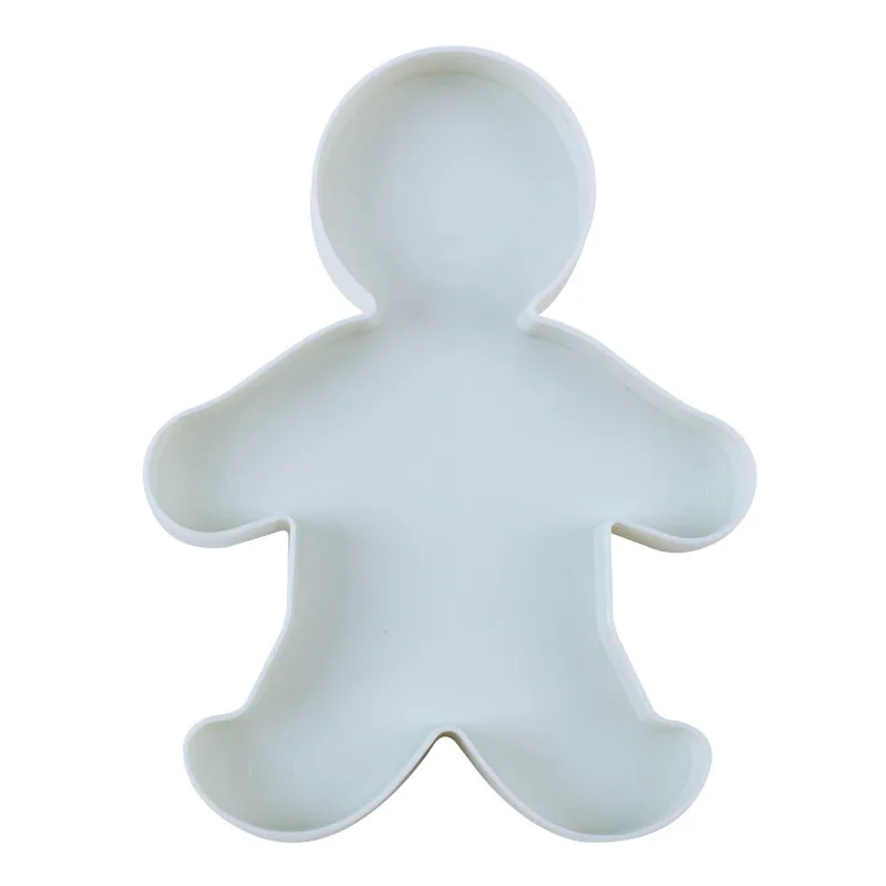 2020 1PCS Halloween Cookie Cutter 3D Plastic Gingerbread Skeleton Biscuit Mold Fondant Pastry Dough  Christmas Cake