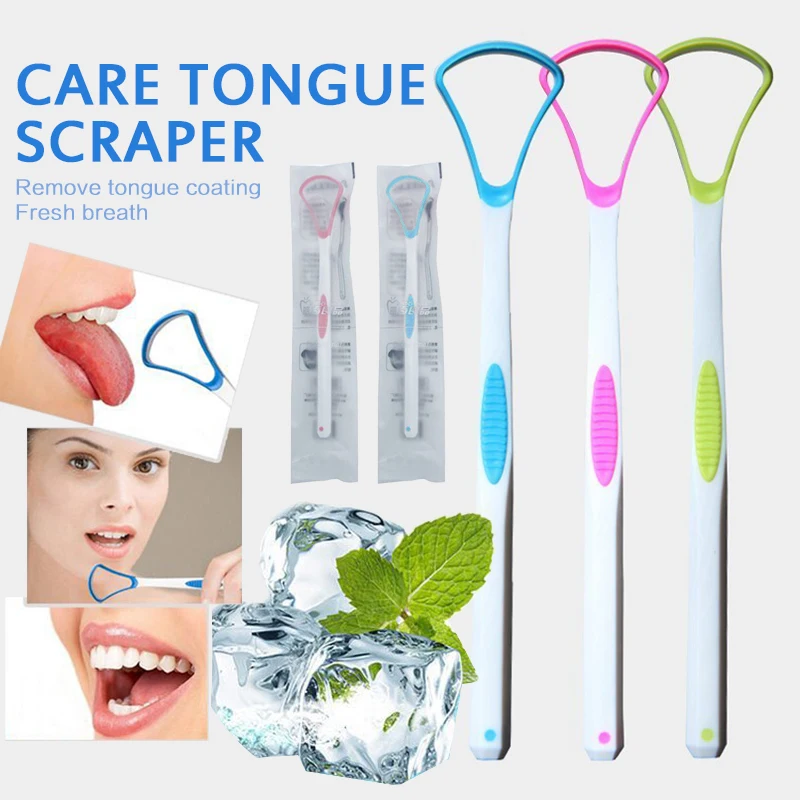 

Soft Silicone Tongue Brush Cleaning the Surface of Tongue Oral Cleaning Brushes Tongue Scraper Cleaner Fresh Breath Health