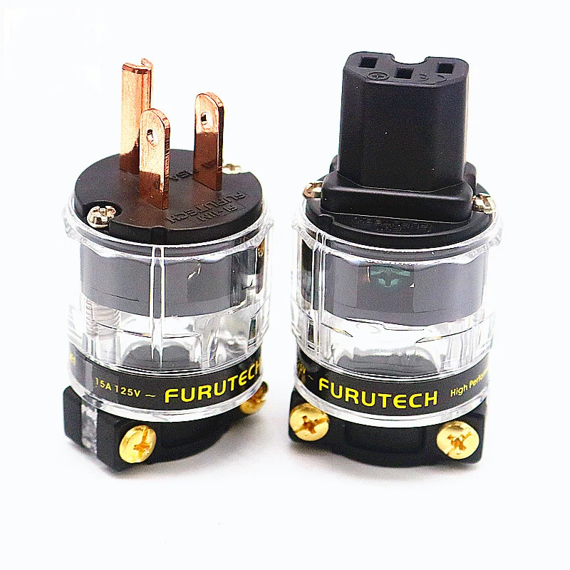 

HiFi Furutech hi fi-11m (Cu) / fi-11 Cu вилка усилителя мощности звуковых частот 24K позолоченный разъем IEC 15A / 125V matihur hi с медным покрытием
