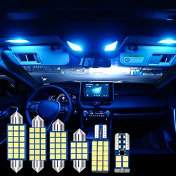 For Toyota RAV4 XA50 2019 2020 2021 2022 2023 2024 6pcs Car Bulb Interior Dome Reading Lamps Trunk Light Vanity Mirror Lights