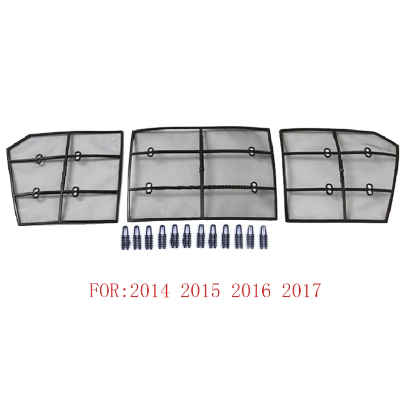 Car Accessories Insect Screening Mesh Front Grille Insert For Toyota Land Cruiser Prado 150 2010-2016 2017 2018 J150 LC150 FJ150