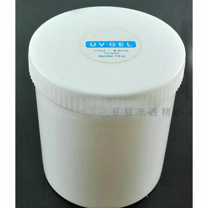 

1KG pure white color Excellent UV Gel Builder Nail Art Tool Nail Gel Polish Manicure Extension