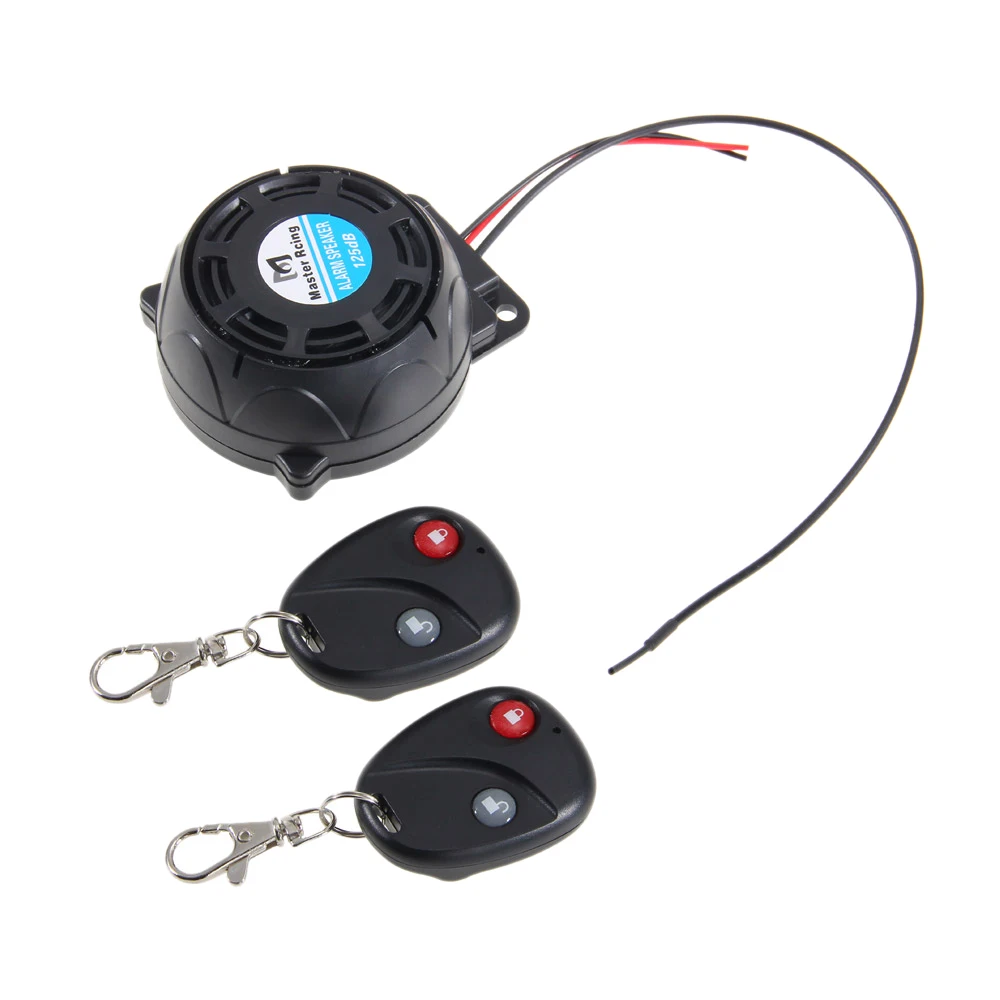 

Motorcycle Anti-Theft Alarm System Warning Vibration Lock Anti-Theft Alarm Double Remote Control Sensor