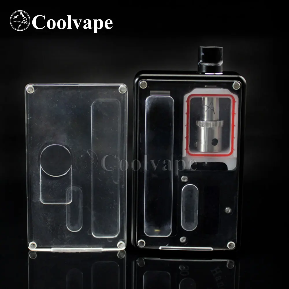 SXK Clear Acrylic panels/doors Frosted Electronic Cigarette Accessories for BB box mod Billet box V4 Bantam Box mod