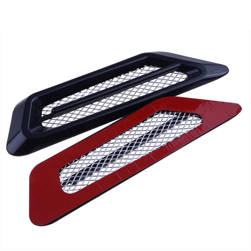 Car Exterior Air Intake Flow Side Fender Vent Wing Cover Trim Tuning Car Styling Shark Gill ABS 3D Decoration Sticker