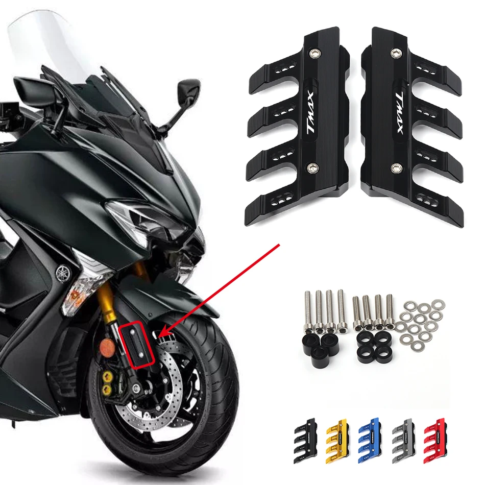 

For Yamaha TMAX560 530 tmax500 300 Motorcycle CNC accessories mudguard side protection block front fender side anti-fall slider