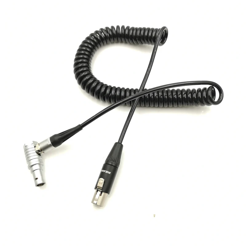 12V 2pin zu 4pin Mini XLR Female Power Kabel für ARRI zu TVlogic VFM-056W Monitor – Detail 2