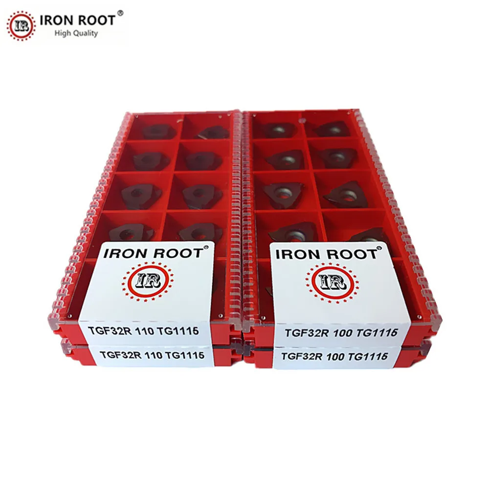 IRON  ROOT TGF32R 100-300,TGF32L100-300 Metal Lathe Machining Tool Grooving Carbide Inserts for KTGFR/L Tool HOLDER