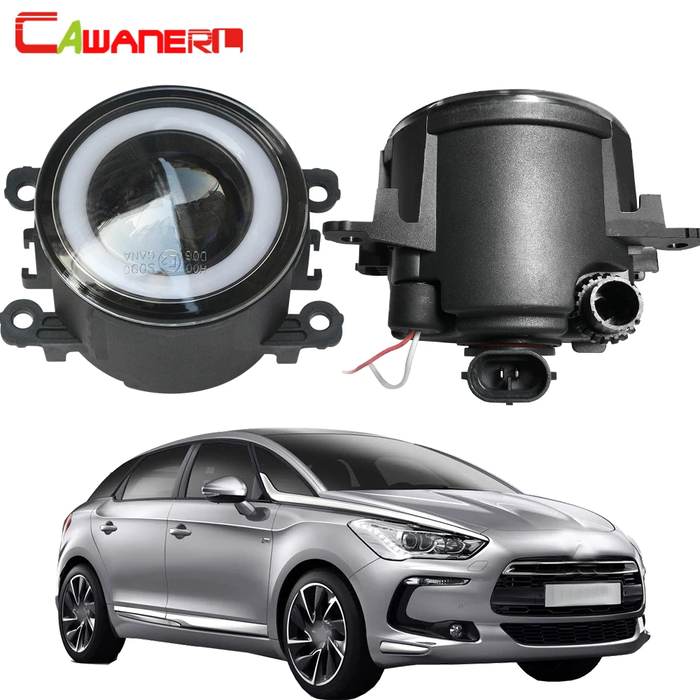 

Cawanerl For Citroen DS5 2012-2016 Car Styling 30W 3000LM COB LED Fog Light Angel Eye Daytime Running Lamp DRL H11 12V 2 Pieces