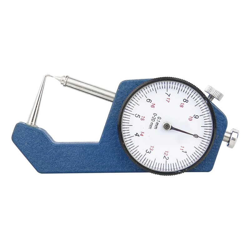 HAMPTON Dial Thickness Gauge 0-10/0-20mm Thickness Meter Tester for Leather Paper Width Measuring Instrument Tools