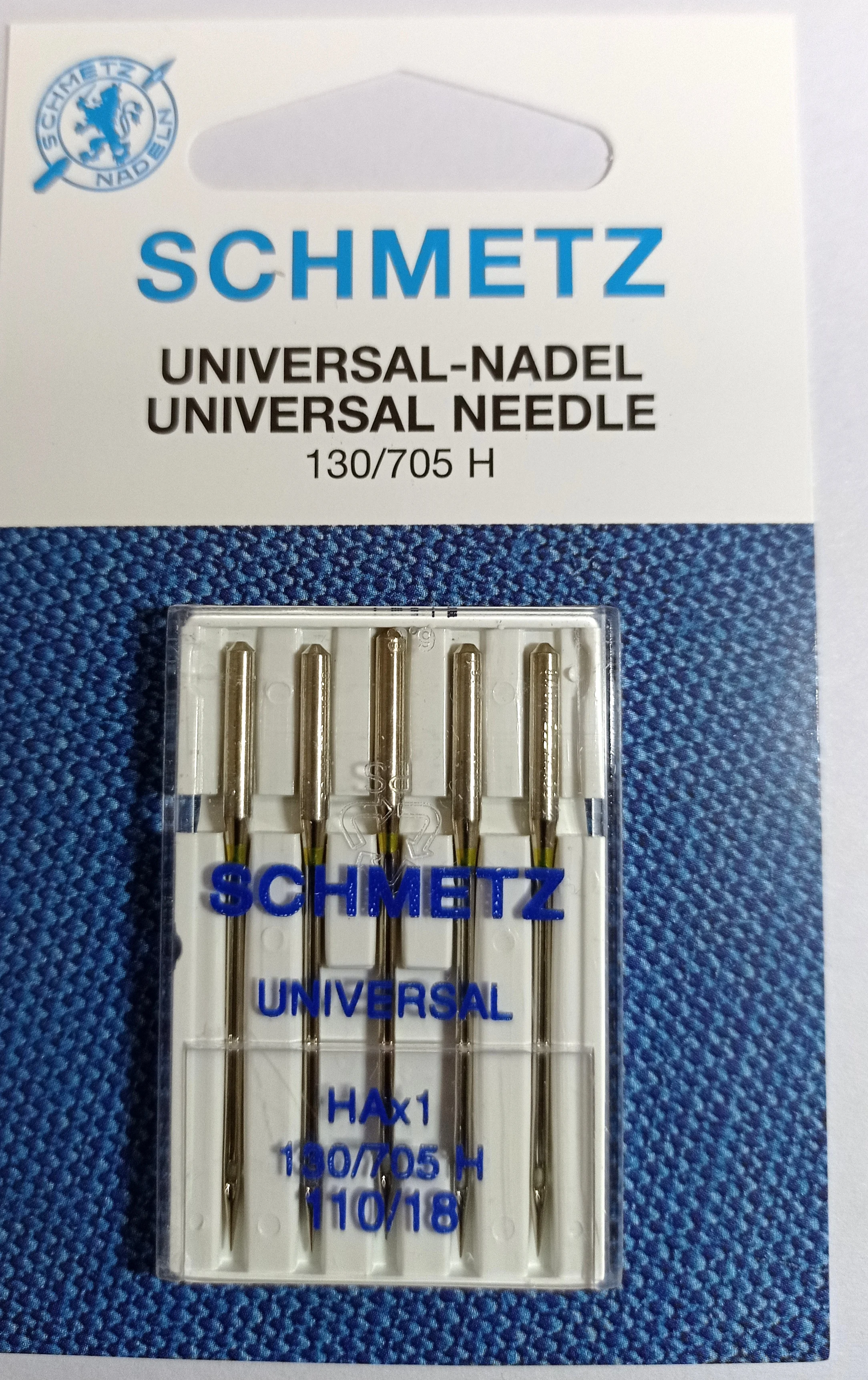 5pcs SCHMETZ UNIVERSAL Needles HA x 1,130/705H,15x1 Size #9 #11 #12  #14 #16 #18 for singer juki brother bernina pfaff  janome