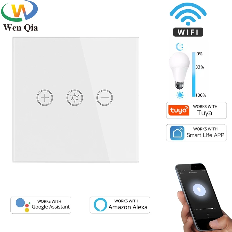 

Умный светильник ключатель света Tuya, Wi-Fi, 110 В, 240 В