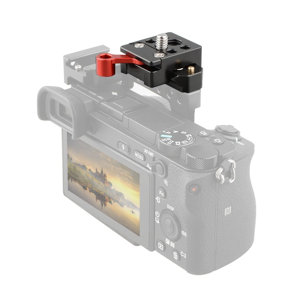 HDRIG NATO Kẹp 50Mm An Toàn Đường Sắt QR Kẹp Đèn Pin Micro Khung Máy Ảnh