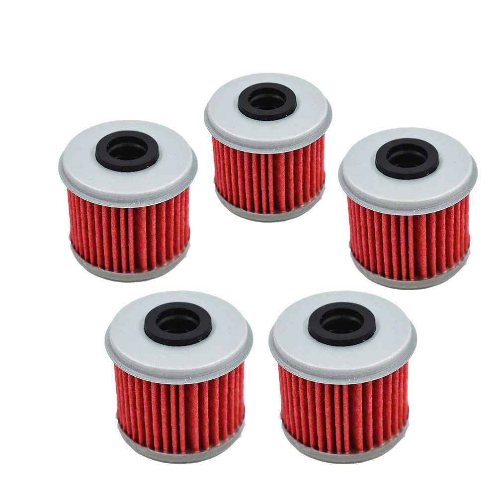 5x Oil Filter For Honda CRF 150R 250R 450R 250X 450X Husqvarna TE TC TXC 250