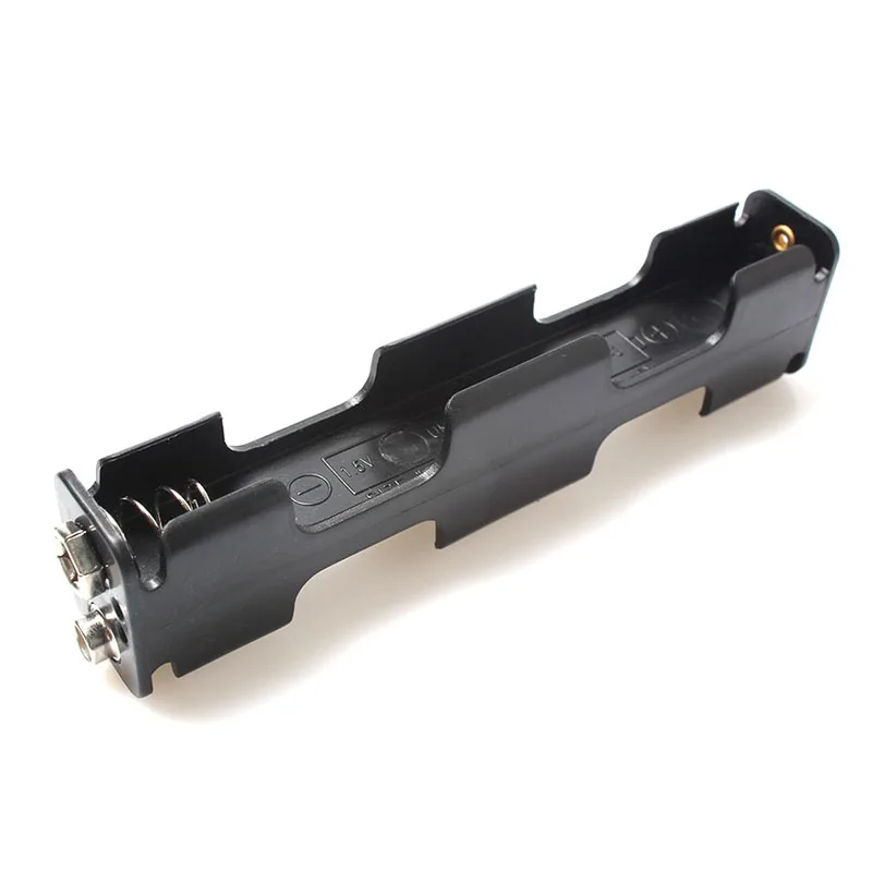 MasterFire 500pcs/lot 4 AA 6V Back to Back Battery Holder Cover 4 x 1.5V AA Batteries Storage Box Case 4 slots AA Battery Shell