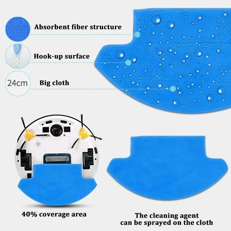 3000Pa robot-odkurzacz App & Voice & Remote Auto-Recharge 650Ml pojemnik na kurz 220Ml zbiornik na wodę Sweep & ssący i Mop do mycia na mokro dla zwierzaka