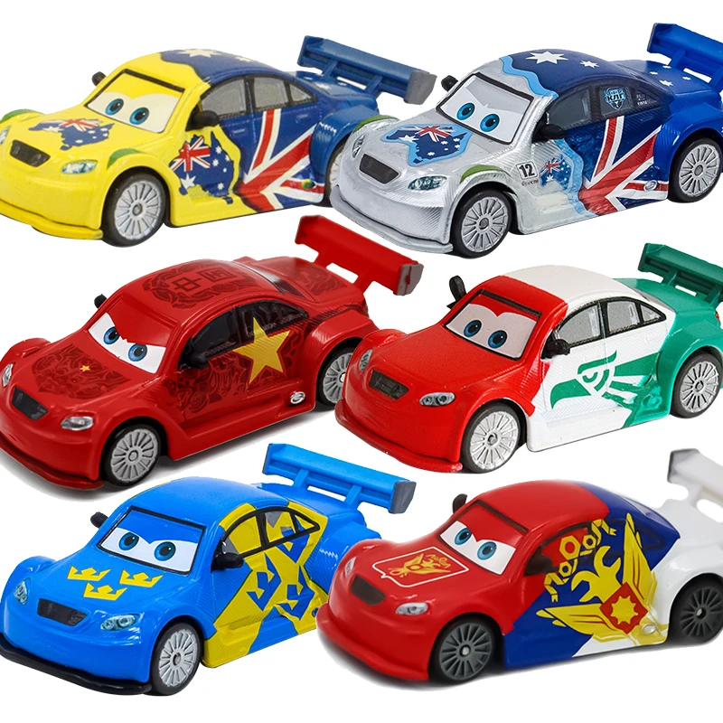 Automobili Disney Pixar Cars 2 3 Toy Limited Edition saetta McQueen Mater modello in lega auto 1:55 giocattoli in metallo veicoli regali per ragazzi