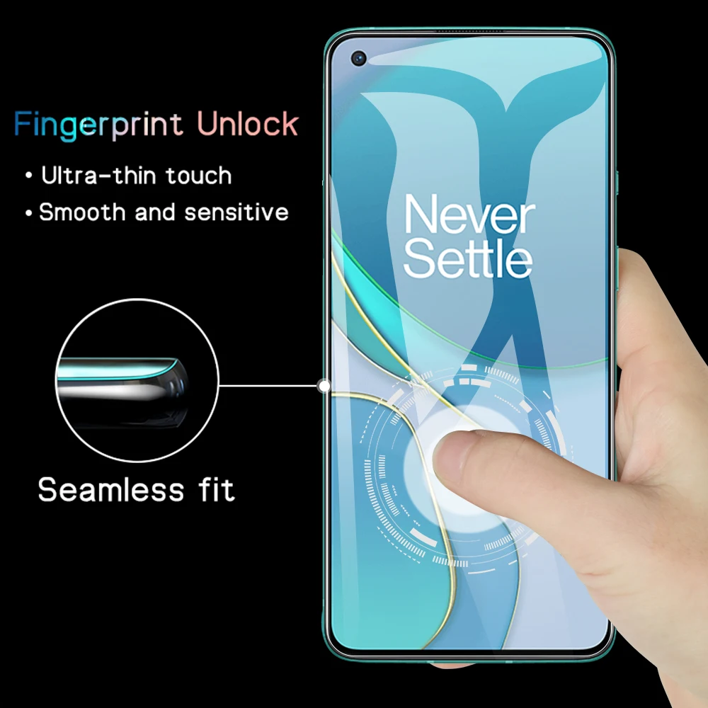 OnePlus 7 Pro 화면 보호기 OnePlus 7T Pro OnePlus 8 Pro 화면 보호기 필름 용 전체 하이드로 겔 필름 유리가 아님