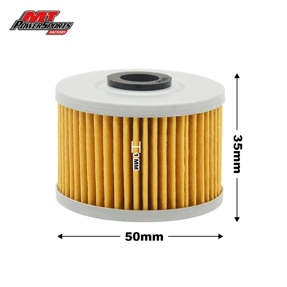 Honda Motorcycle Oil Filter ATV CRF250 L XR650 R CBR250r Kawasaki KLX125 Adly 300 DINLI 450 Gas HISUN 400 Suzuki DR-Z110 Cleaner