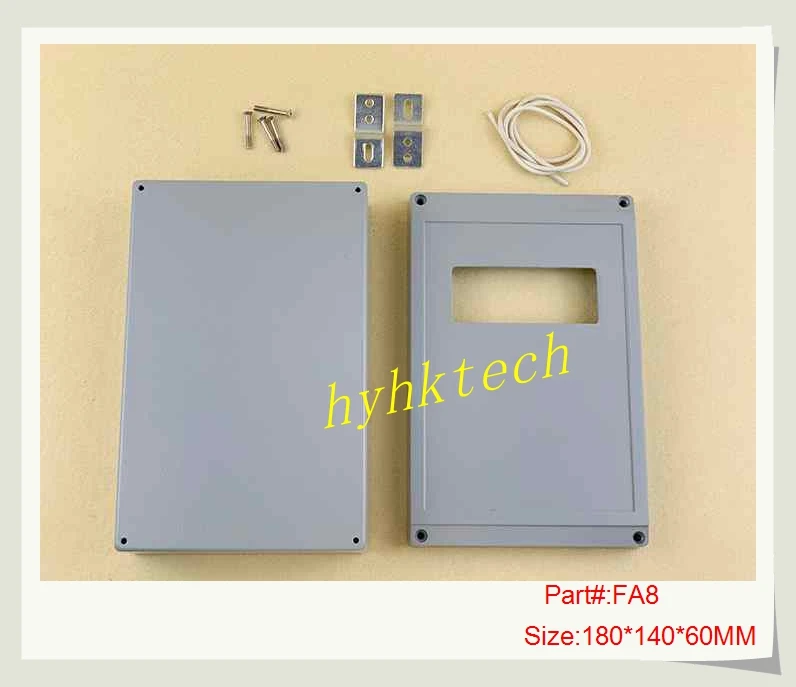 

FA10-1:228*150*75mm Waterproof Aluminum Junction Box Electronic Terminal Sealed Diecast Metal Enclosure Case Connector outdoor