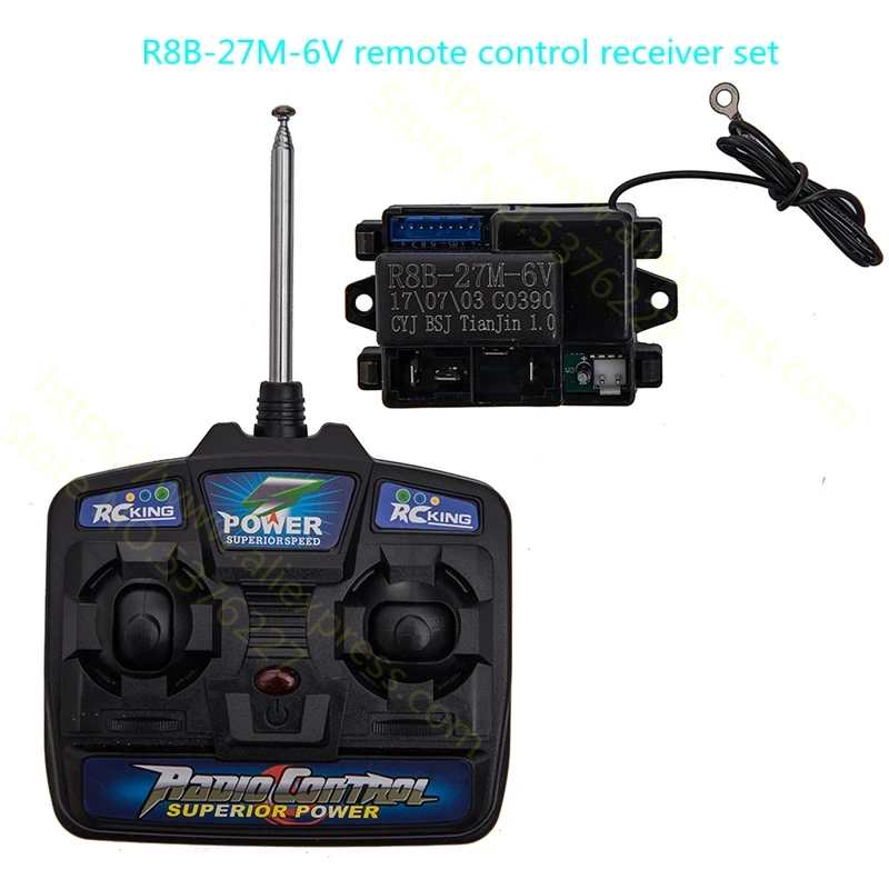 

R8B-27M-6V Remote Controller Receiver, Children Electric Car 27Mhz Transmitter,kid's car replacement parts.