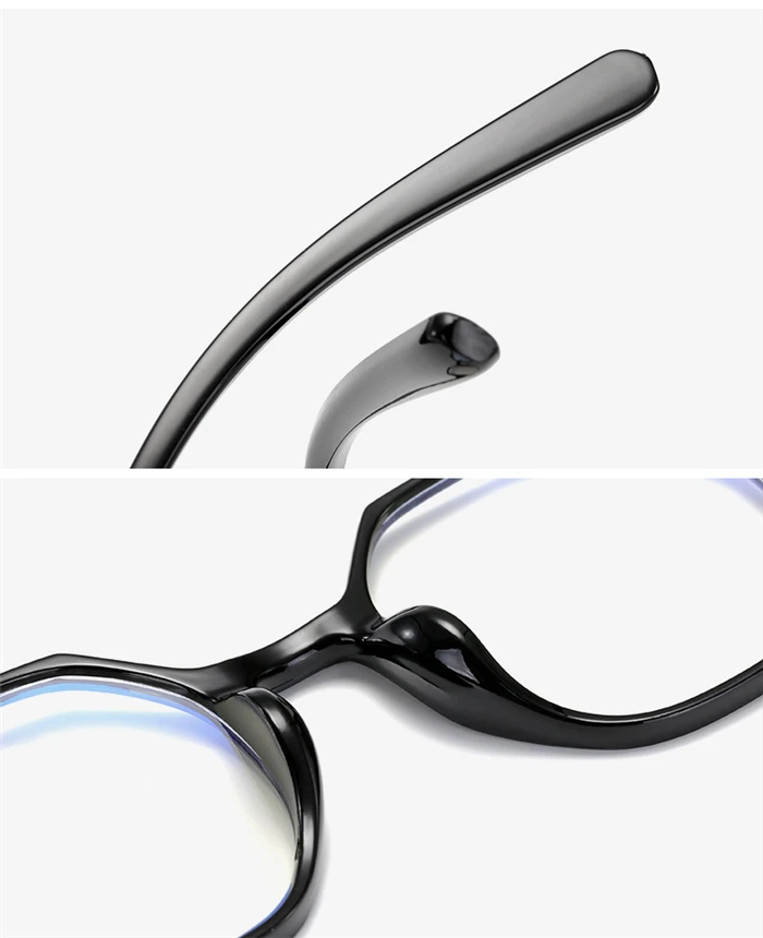 Frauen Männer Student Polygon Kurzsichtige Brille Fertig Ultraleicht PC Rahmen Kurzsichtige Brillen Rezept -0,5 -1,0 bis -6,0 – Detail 10