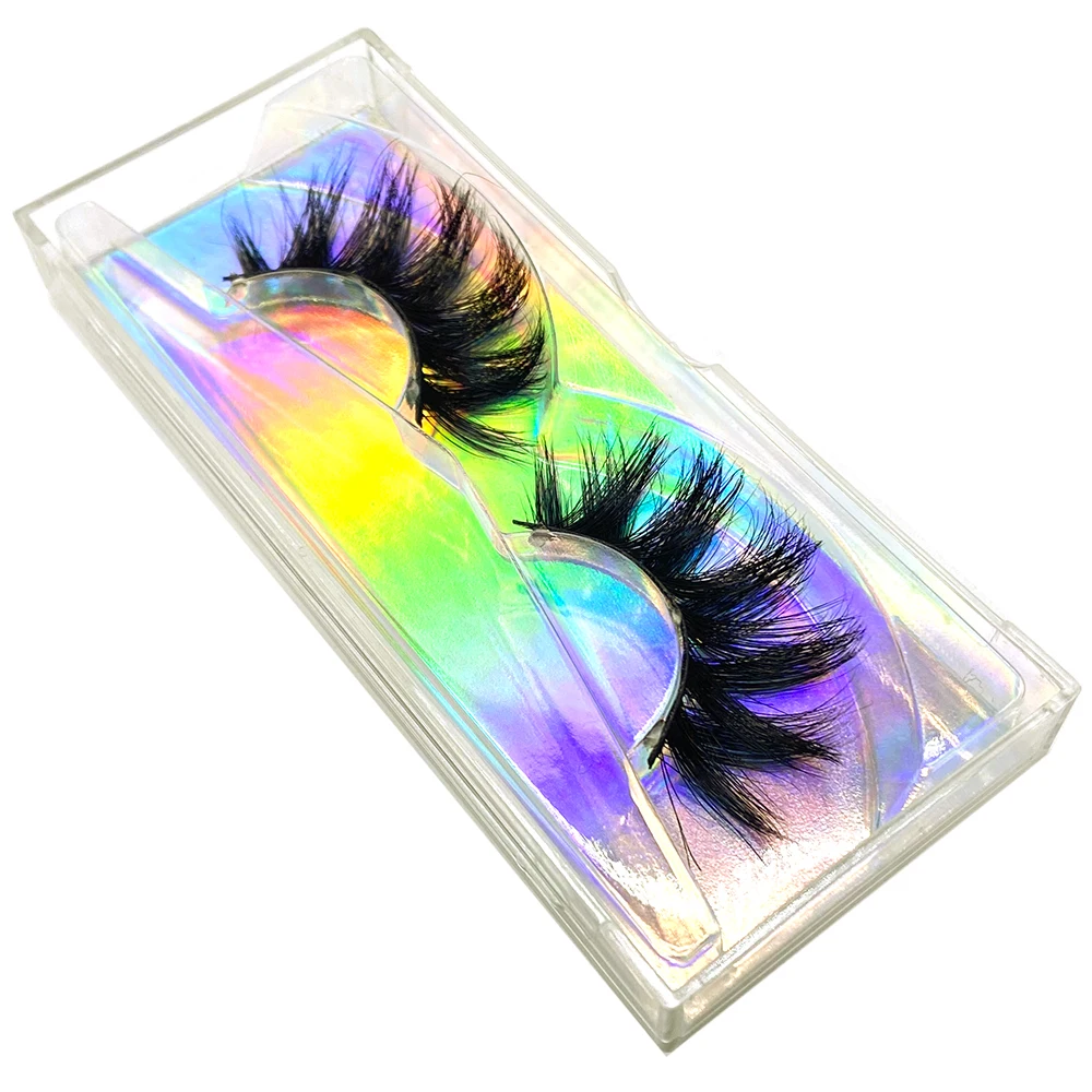 8D Make Up Mink Eyelashes 15~22mm Natural Fluffy Extension Cross Thick Simulation High-quality Eye Lashes Perfect E14 D22