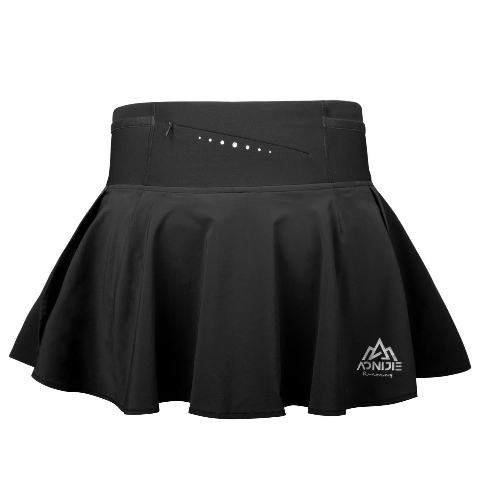 AONIJIE F5104 kobiety kobieta szybkie suche spódnica sportowa Pantskirt z podszewką niewidoczne kieszeń do biegania tenis Badminton Gym