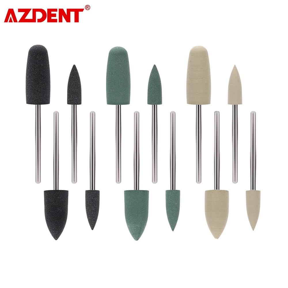 AZDENT Dental Oral Hygiene Resin Base Hidden HP0412 Denture Polishing Kits for Low-Speed Handpiece Teeth Whitening Dentist Tools