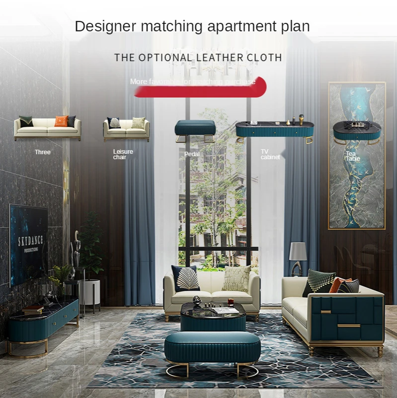 123 sofás para sala de estar sofá moderno pu conjunto de sofá