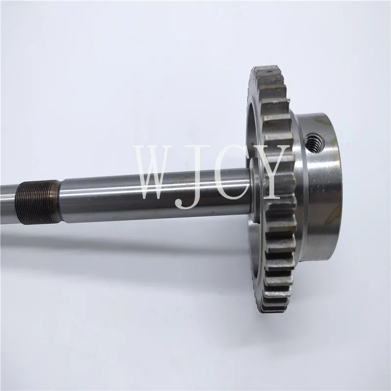 2 PCS 71.030.210F 44Teech gear shaft thread in the middle length 320mm water pan roller gear shaft for CD102 SM102 machine