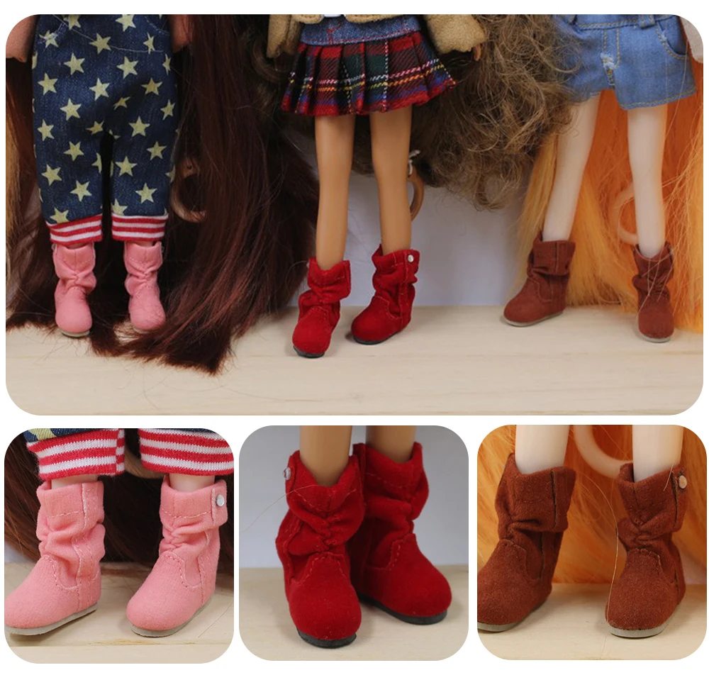 Shoes For Blyth For Joint Body Boot Silver & Pink &Yellow & Brown For Choose