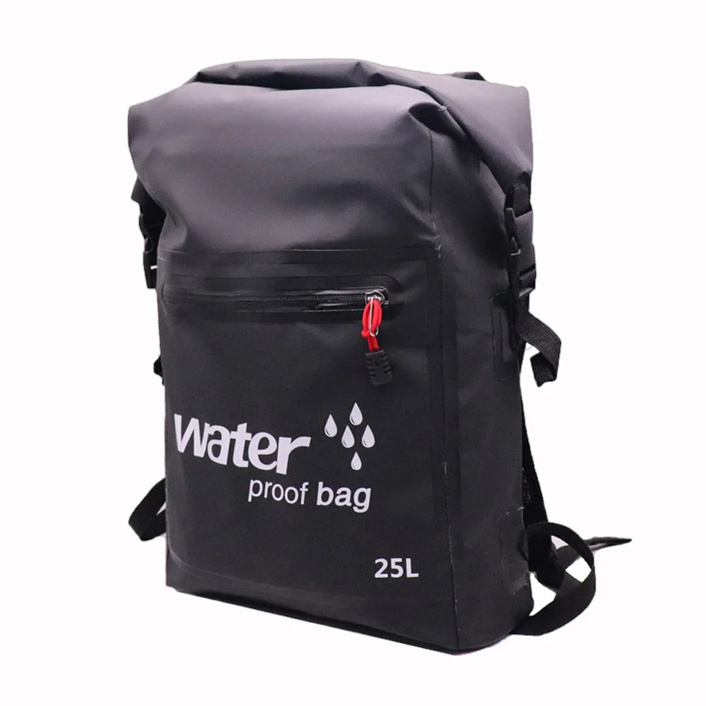 25L PVC Swimming Waterproof Dry Bag Double Straps Rafting Sports Kayaking Canoeing Swimming Bag Travel Kit Backpack Storage Bag