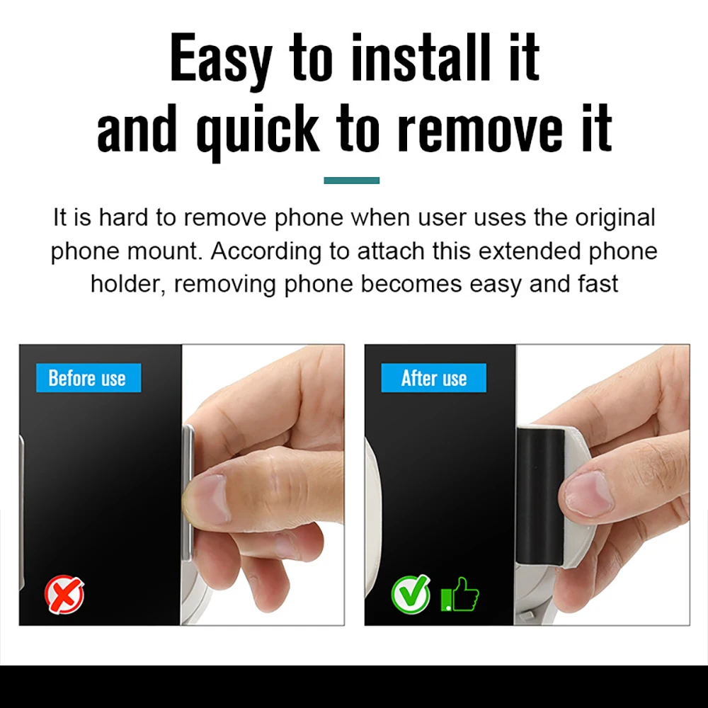 สำหรับ MO โทรศัพท์มือถือ4 Extension Bracket Quick ผู้ถือโทรศัพท์มือถือปรับมุมสำหรับ DJI OM4 Gimbal อุปกรณ์เสริม