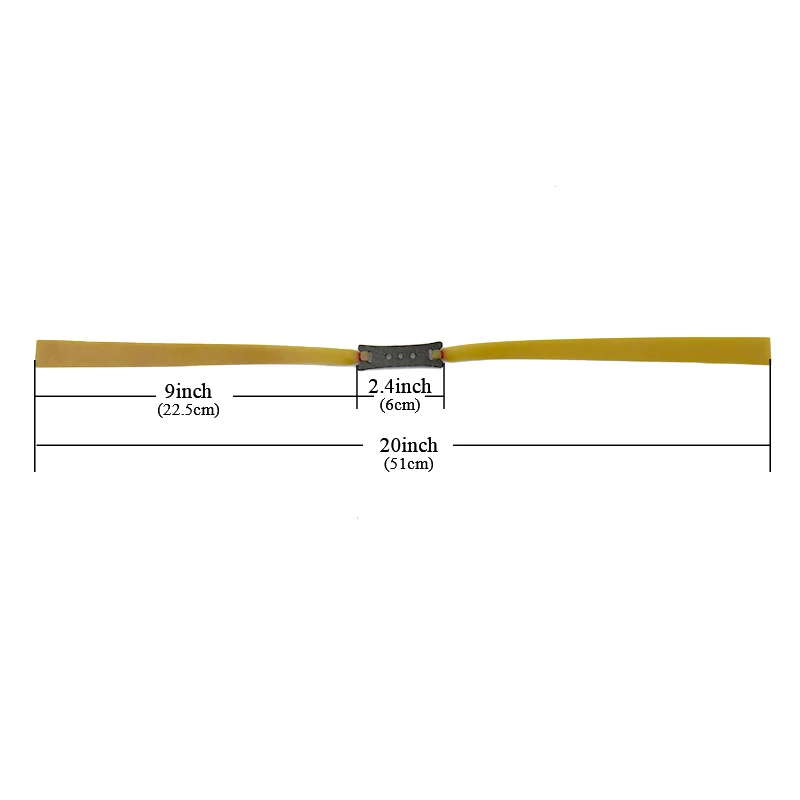 Bandes de caoutchouc plates épaisses en latex naturel, utilisé pour la fronde, la catapulte, la chasse à l'arc, les accessoires de sports de plein air, nouveau, 6/9mm, 3 pièces, 1.5 pièces