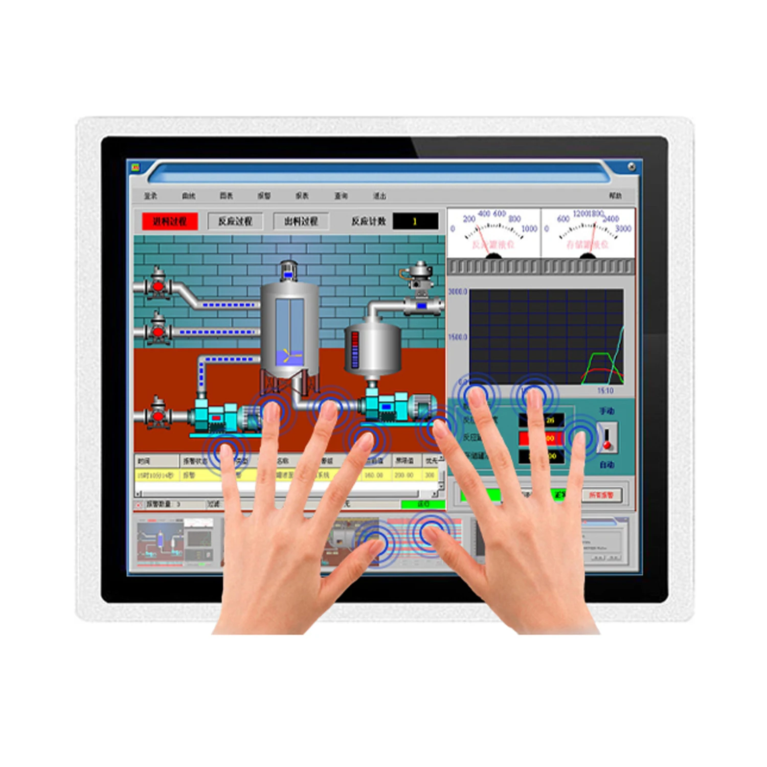 Промышленная панель, 12/10/15 дюймов, все в одном, ПК с емкостным сенсорным процессором Core i3/i5/i7, 500 дюйма, источник питания Brightnes 24 В постоянного тока, Win 10