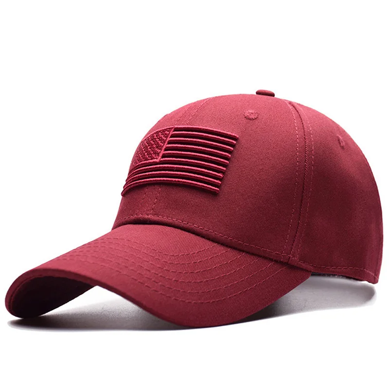 New Arrival Men Women Baseball Caps USA Flag Embroidery Cotton Snapback Unisex Outdoor Sports Sunshade Sun Caps Dad Hat EP0058