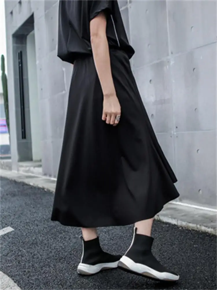 Women's Side Slit Skirt Summer New Solid Color Bag Hip Parted Irregular Splicing Fishtail Skirt High Waist Slim Half Skirt