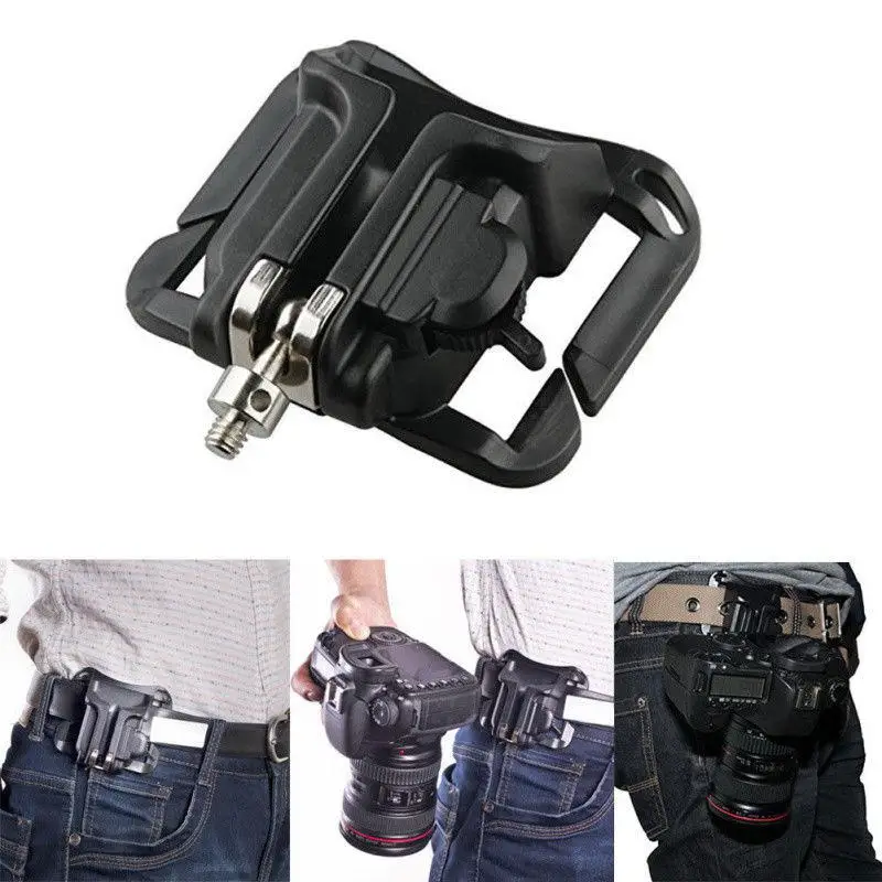 Waist Belt Strap Quick Release Mount Buckle Hanger Holder Clip for DSLR Camera Strap Sport Camera Accessories