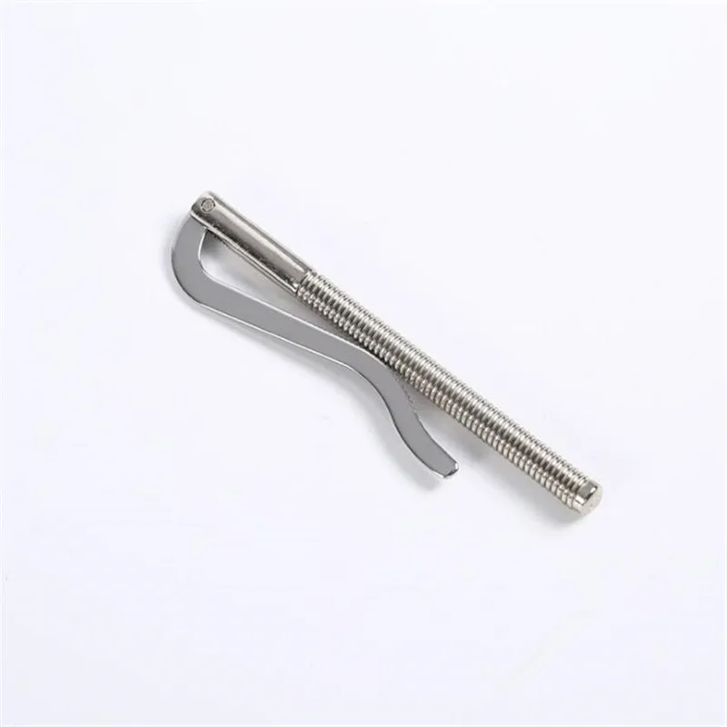 Clip plegable de Metal para dinero, barra de billetera, piezas de repuesto, abrazadera de resorte, soporte para dinero en dólares, abrazadera para efectivo, Unisex, 1 ud.