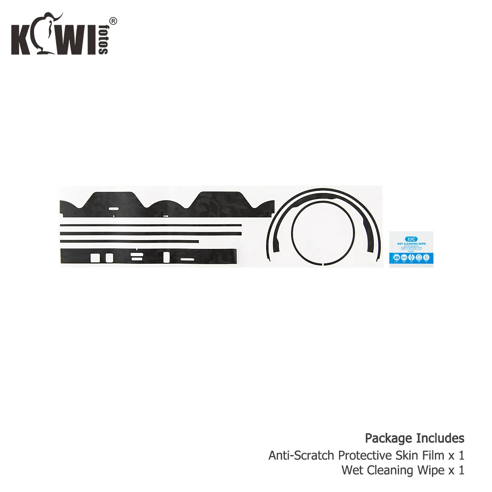 Anti-Slide Lens and Lens Hood Cover Film For Canon RF 24-105mm F4L IS USM Lens & EW-83N Lens Hood Skin 3M Sticker Shadow Black