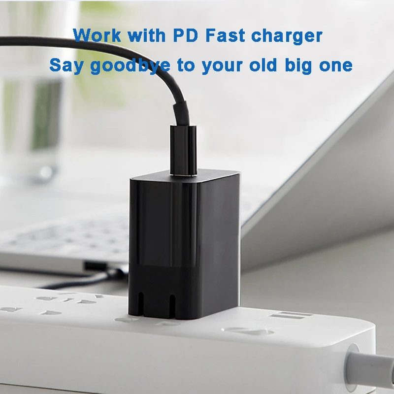 PD65W 20V USB Type C to DC5525 Power Charger Adapter Cord Connector For TS100 Pine64 Pinecil Electric Soldering Iron