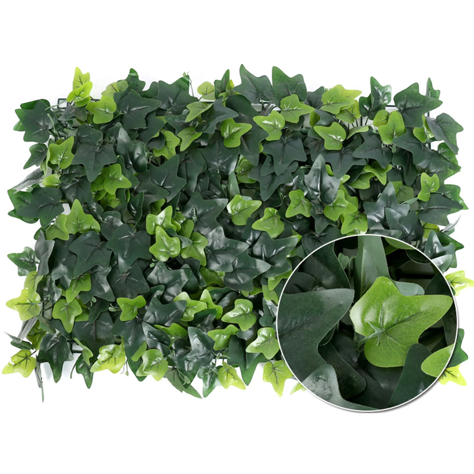 Artificial Plant Backdrop Panel UV Protected Privacy Hedge Screen Background Wall Decoration Indoor Green Lawn Home Decor